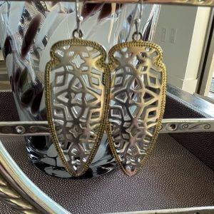 Kendra Scott drop earrings in mixed metals